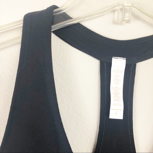 New Lucy Perfect Core Black Halter Tank Top, L - Picture 5 of 15